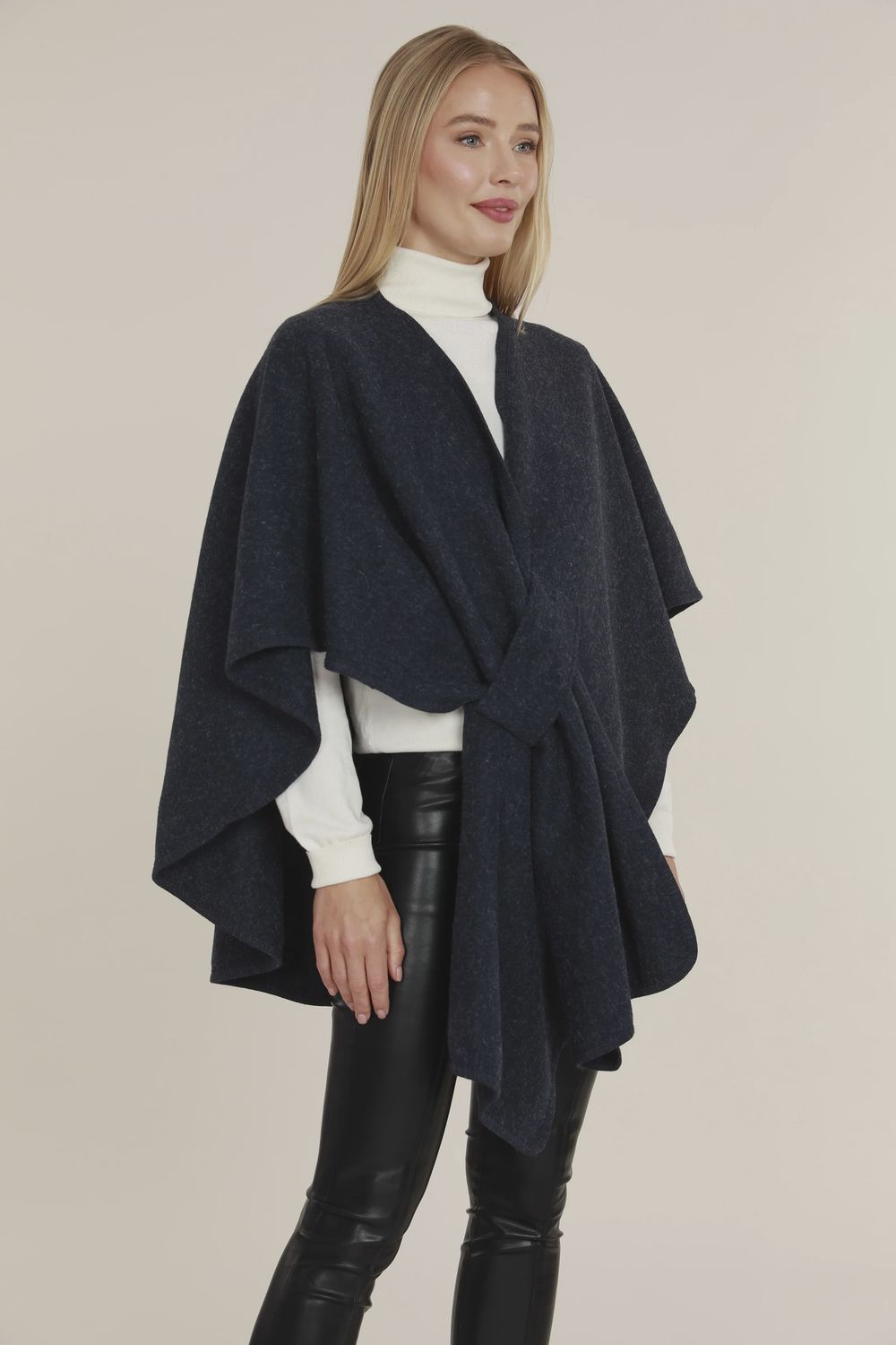 DC KNIT WRAP BLACK