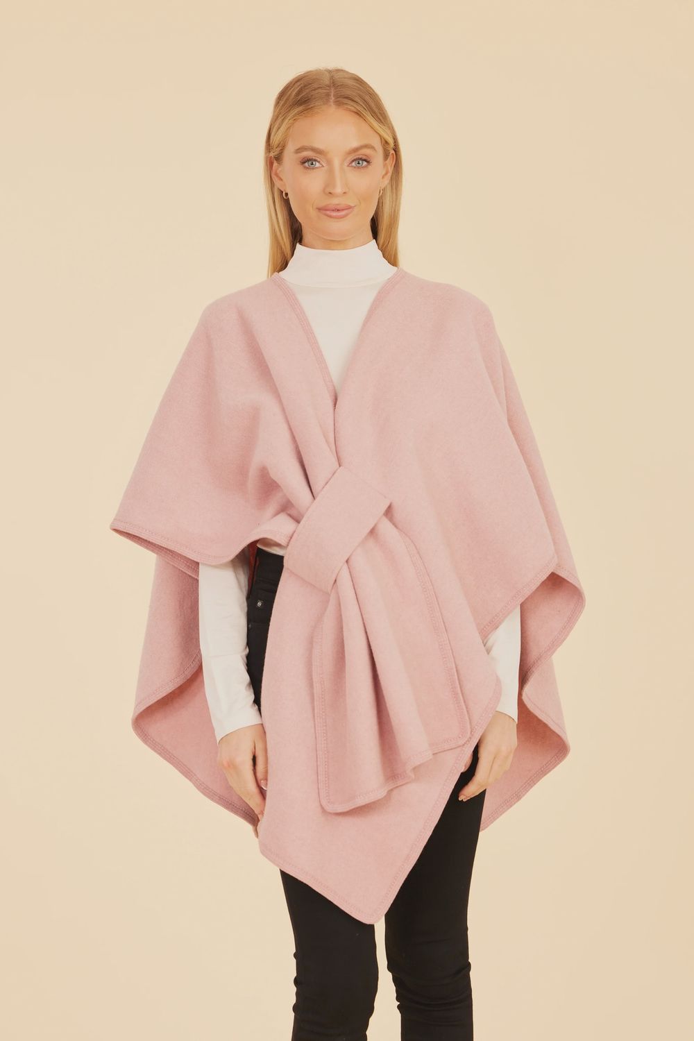 DC KNIT WRAP BLUSH