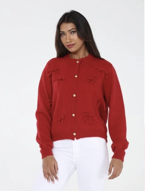 R&amp;R  Bow Cardigan