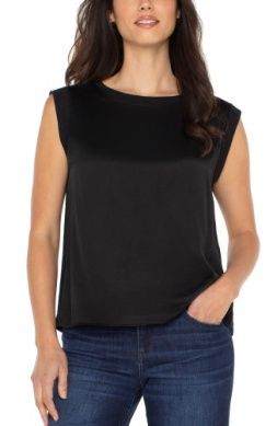 LP SLVLESS KNIT TOP BLACK