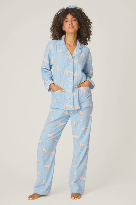 FIZZ THE SEASON FLANNEL PJ SET