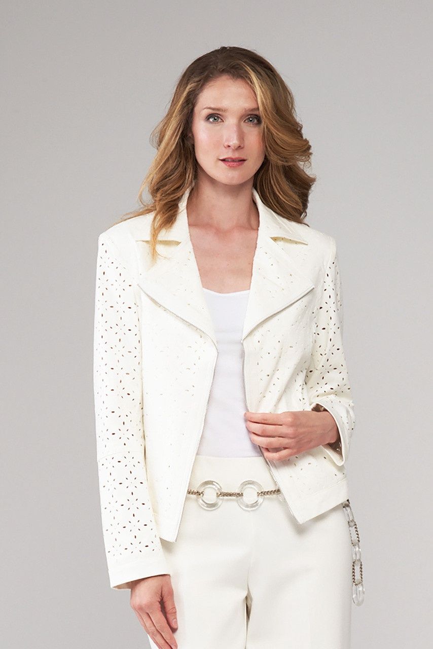 INSIGHT NOVELTY LAZER CUT JACKET COCONUT