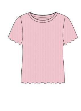 PJS LUXE BALLET PINK T SHIRT