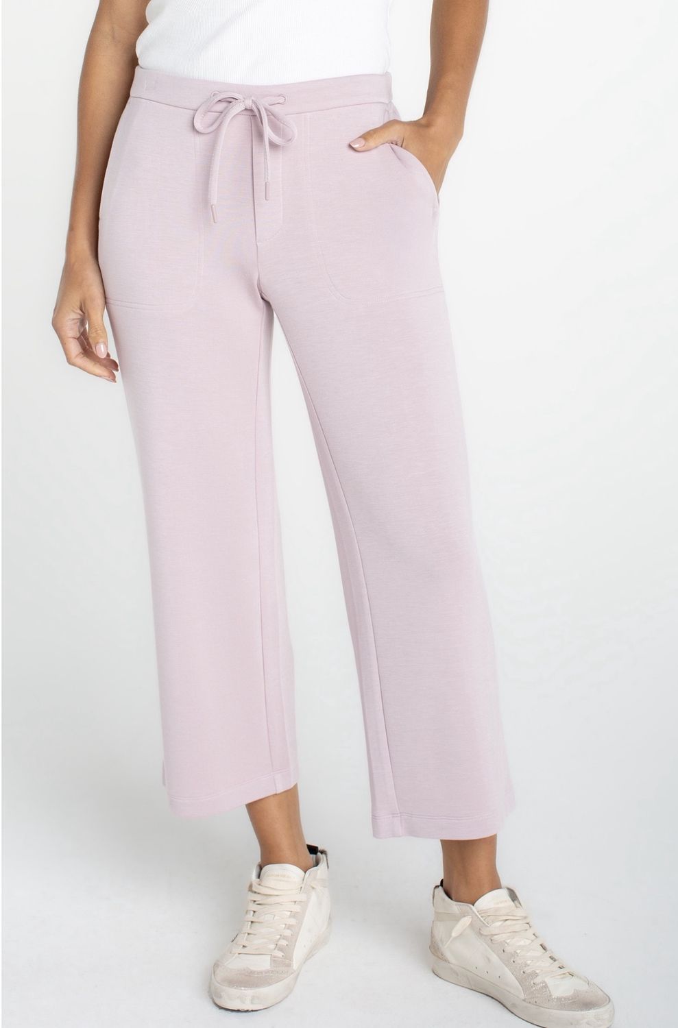 LILLAC SHADOW KNIT WIDE LEG PANT