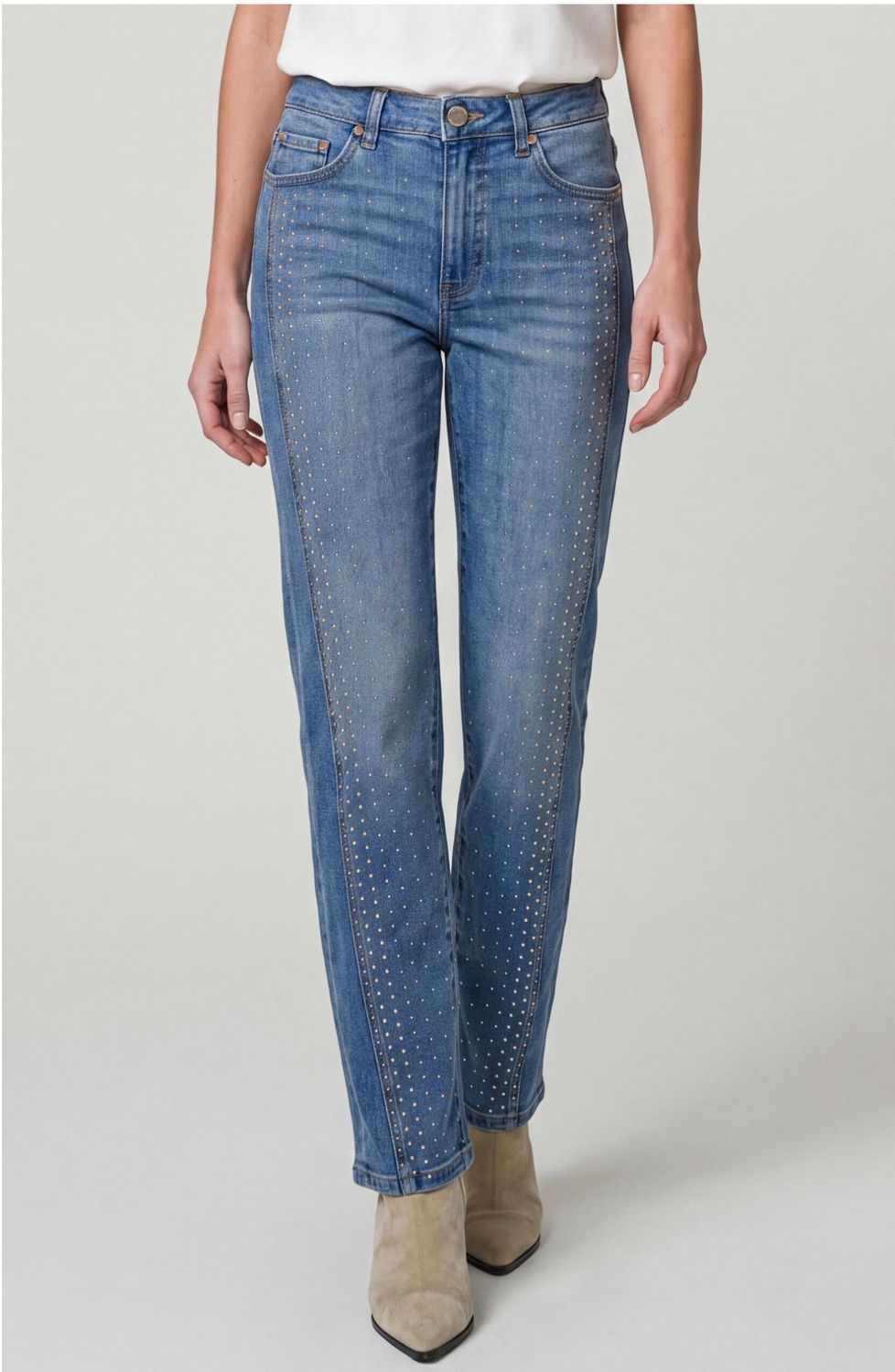 Bling Denim Sunflower