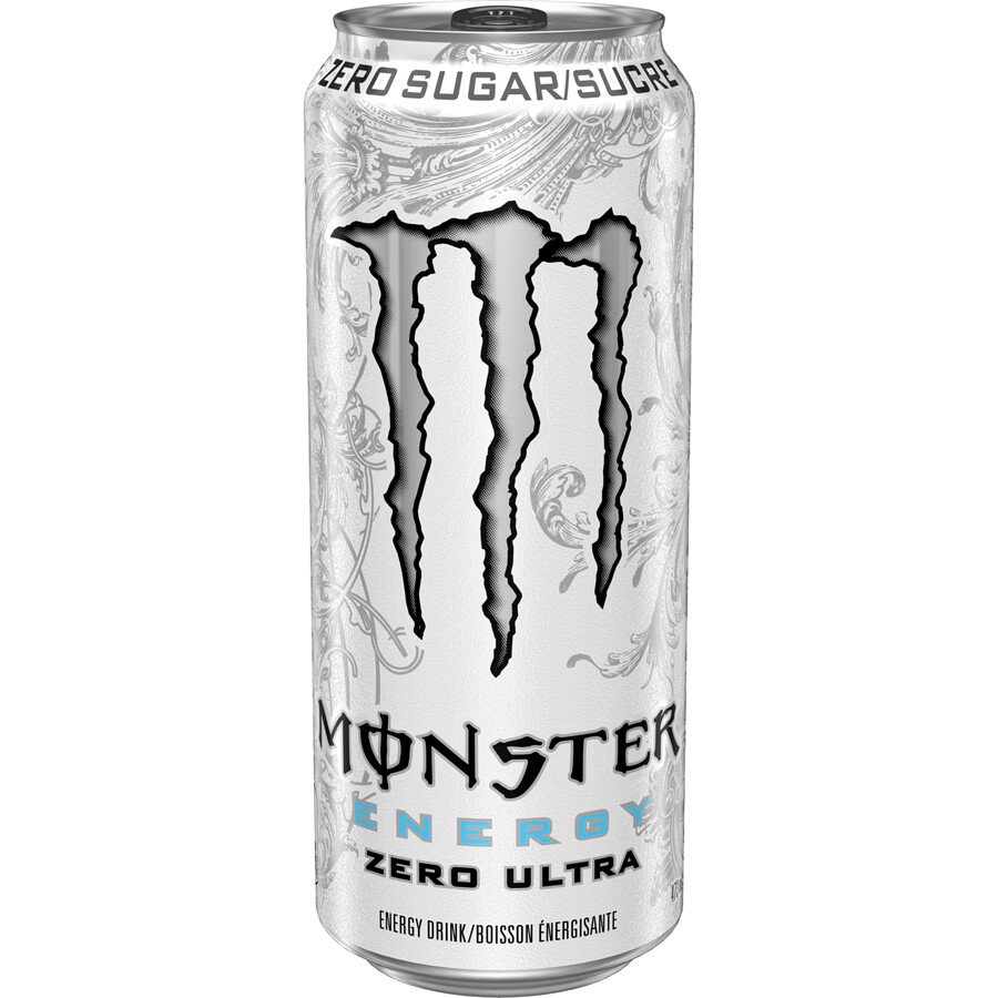 Monster Energy Drink, Size: 473ML, Flavor: Zero Ultra