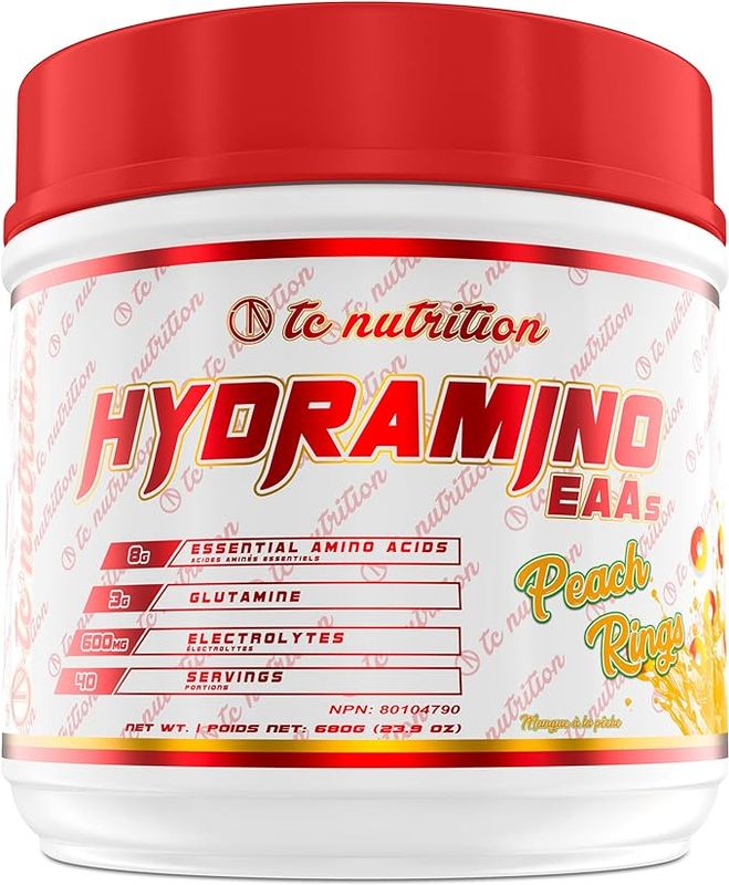 TC Hydramino EAAS, Size: 45 Servings, flavour: Peach Rings