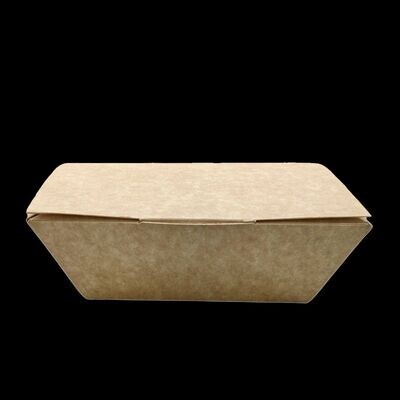 Small Kraft Nested Takeaway Boxes  - 117x75x60mm (300)