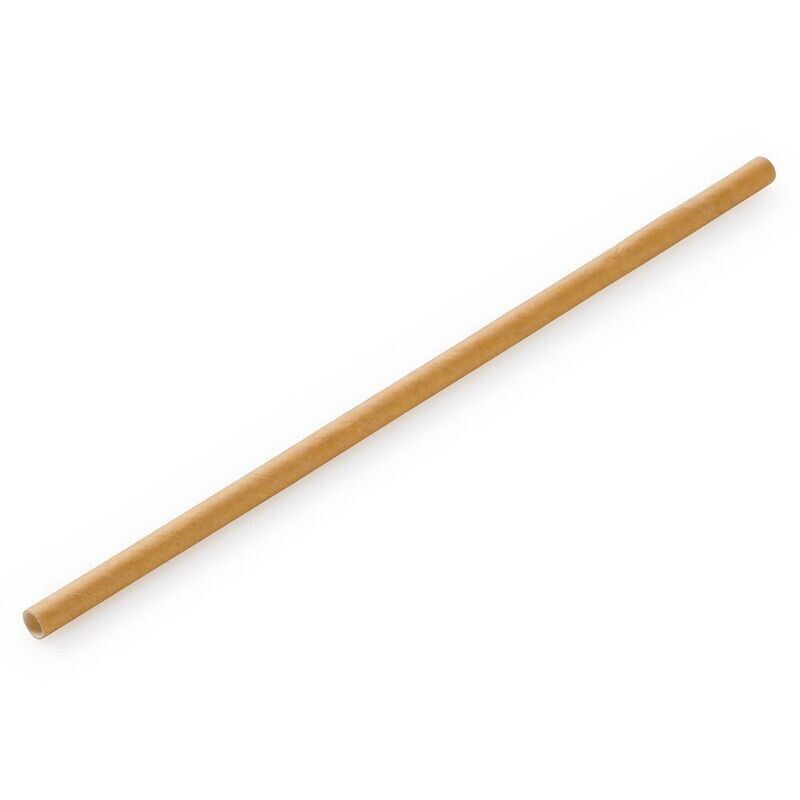 8x197mm, 4ply, Greenspirit Paper Straws Kraft (48x100)