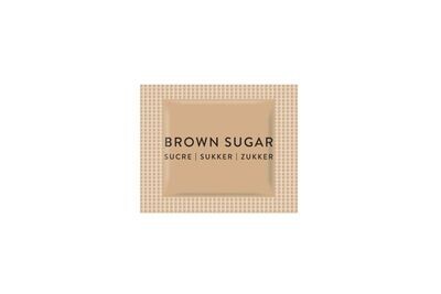 Brown sugar sachets 2.5g  (1000)