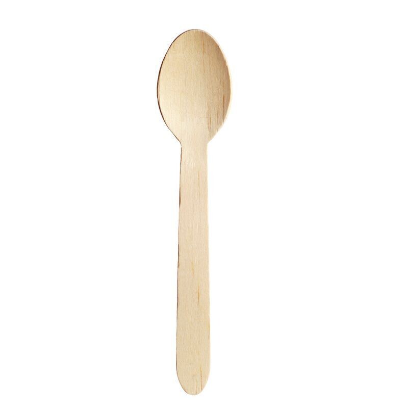 160mm Greenspirit Wooden Desert Spoon (10x100)