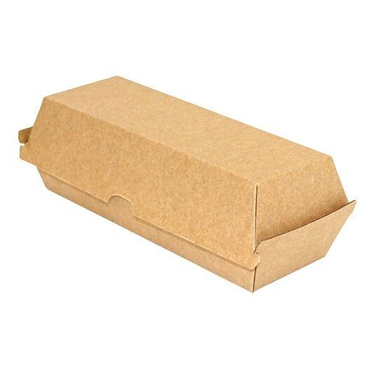#13 Corrugated Clam Shell - Hot Dog - (4 x 50's)