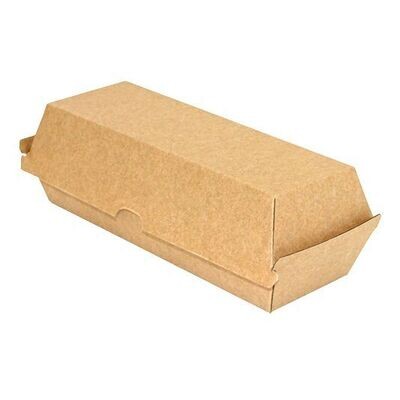 #13 Corrugated Clam Shell - Hot Dog - (4 x 50's)