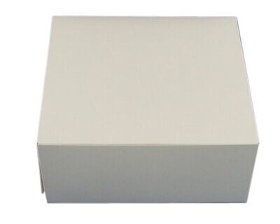 10 x 10 x4" White folding cake box (100)
