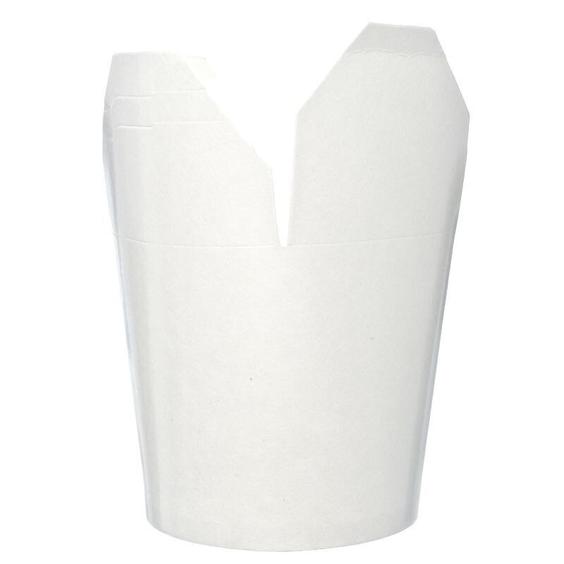 16oz Spiritpak white noodle box - Yellow - (10x50's)