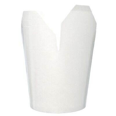 16oz Spiritpak white noodle box - Yellow - (10x50's)