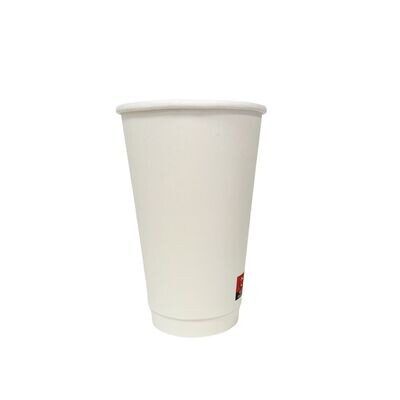 16oz White Matt DW PE Cup - EU (20 x 25's)