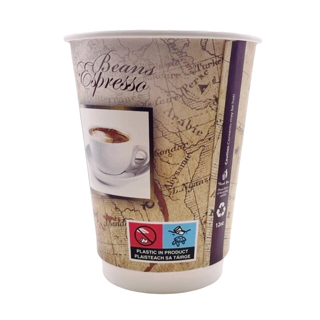 12oz "Traveller" DW Cup - PE EU logo (20 x 25)