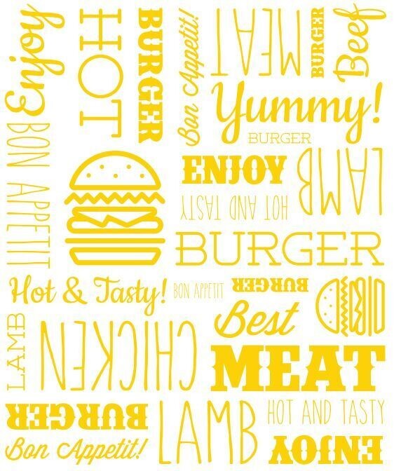 Yellow Grease Resistant Burger Wraps 250x330mm (1000)