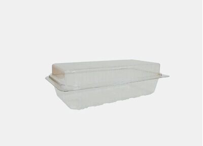 206x115x80mm Rectangular hinged lid cake cont X10H80 t(6x40)