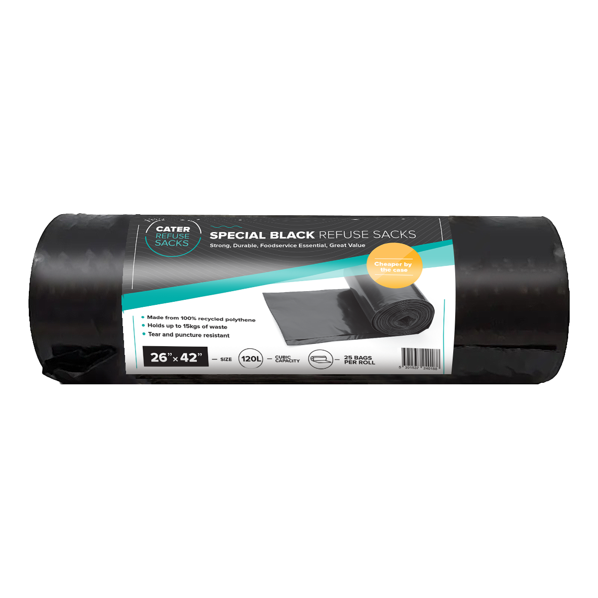26 x 42 Special black refuse sacks (8x25s )