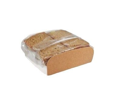 Kraft square sandwich bag with film (1000`s)
