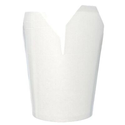 26oz Spritpak white noodle box - Yellow - (10x50)