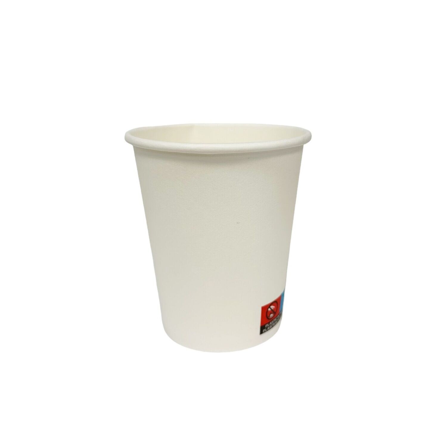 8oz White PE Single Wall Hot Cup (20x50)