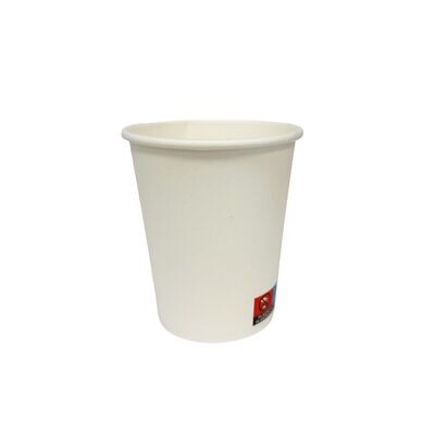 8oz White PE Single Wall Hot Cup (20x50)