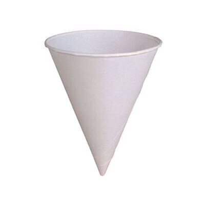 4.5oz Paper Watercones - Compostable (25x200)