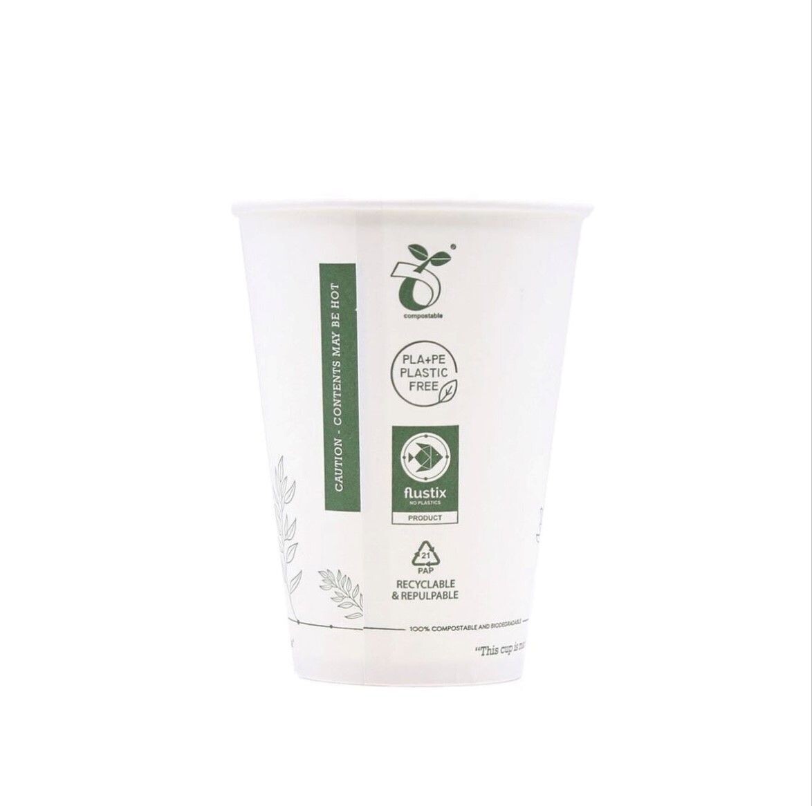 7oz White Greenspirit Aqueous SW Paper Vending Cup(20x50)