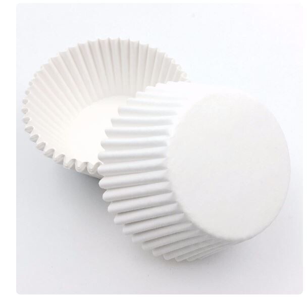 Fairy cake cases white (34x900`s)
