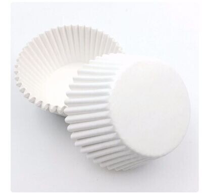Fairy cake cases white (34x900`s)