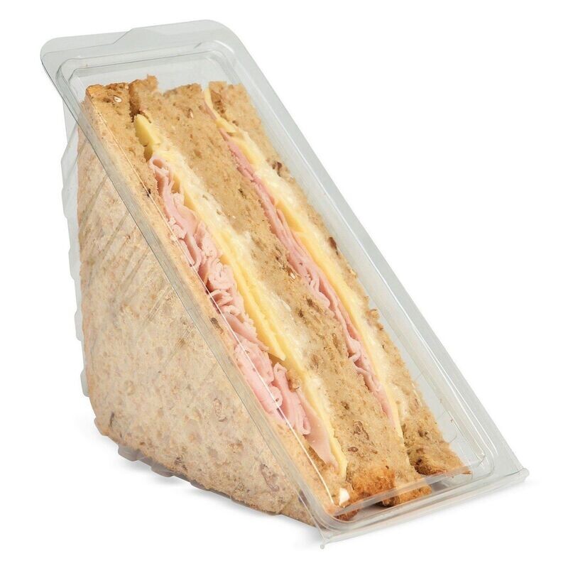 Deep fill Hinged Sandwich Wedge rPET (500)