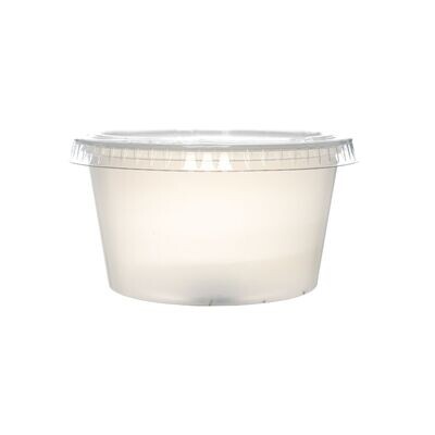 Lid for 4oz PP Clear Portion Pot (25x100's)