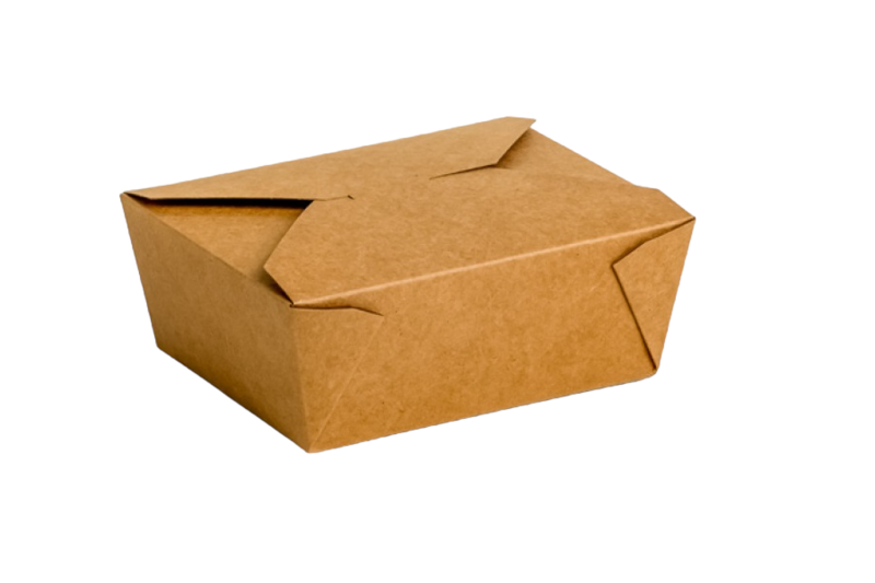 No.8 Kraft Biobox Containers (45oz) (6x50's)