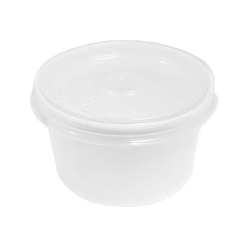 2oz White Paper Portion Pot PE (20x50)