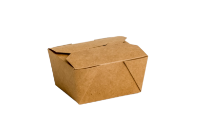 No.1 kraft Biobox containers (26oz) (9x50's)