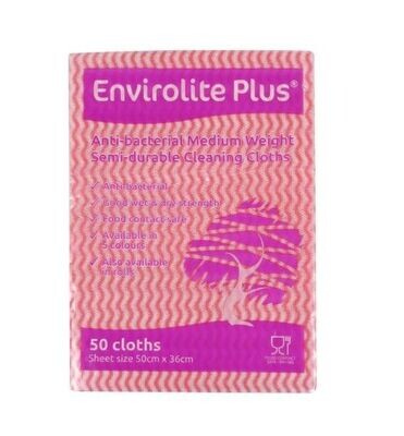 Envirolite Plus Folded Cleaning Red (10x50)