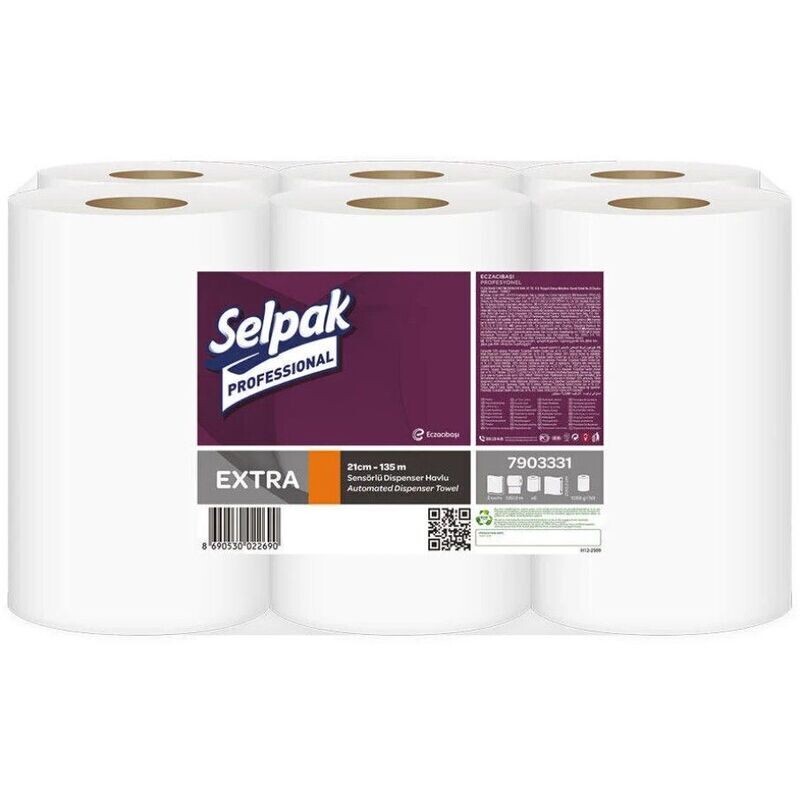 Selpak 2ply 21cm sensor towel 21 x 135m  (6`s)