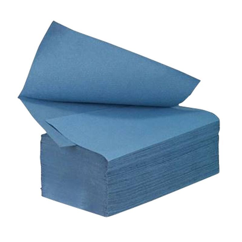 Logic8 1ply blue zfold  -  205 x 240 - Recycled - 12 x 250's