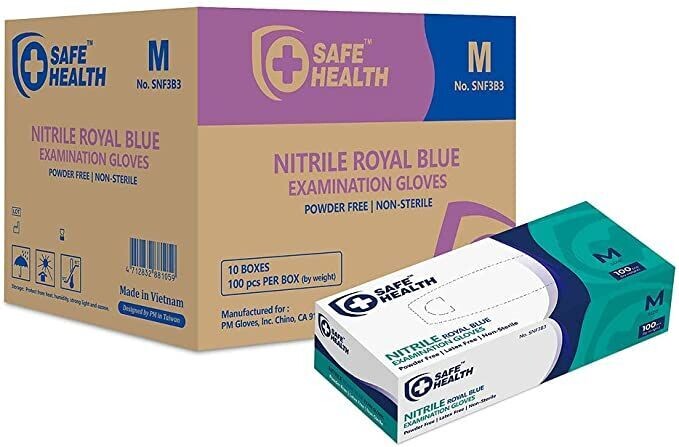 SAFE HEALTH Blue Nitrile M (10x100)