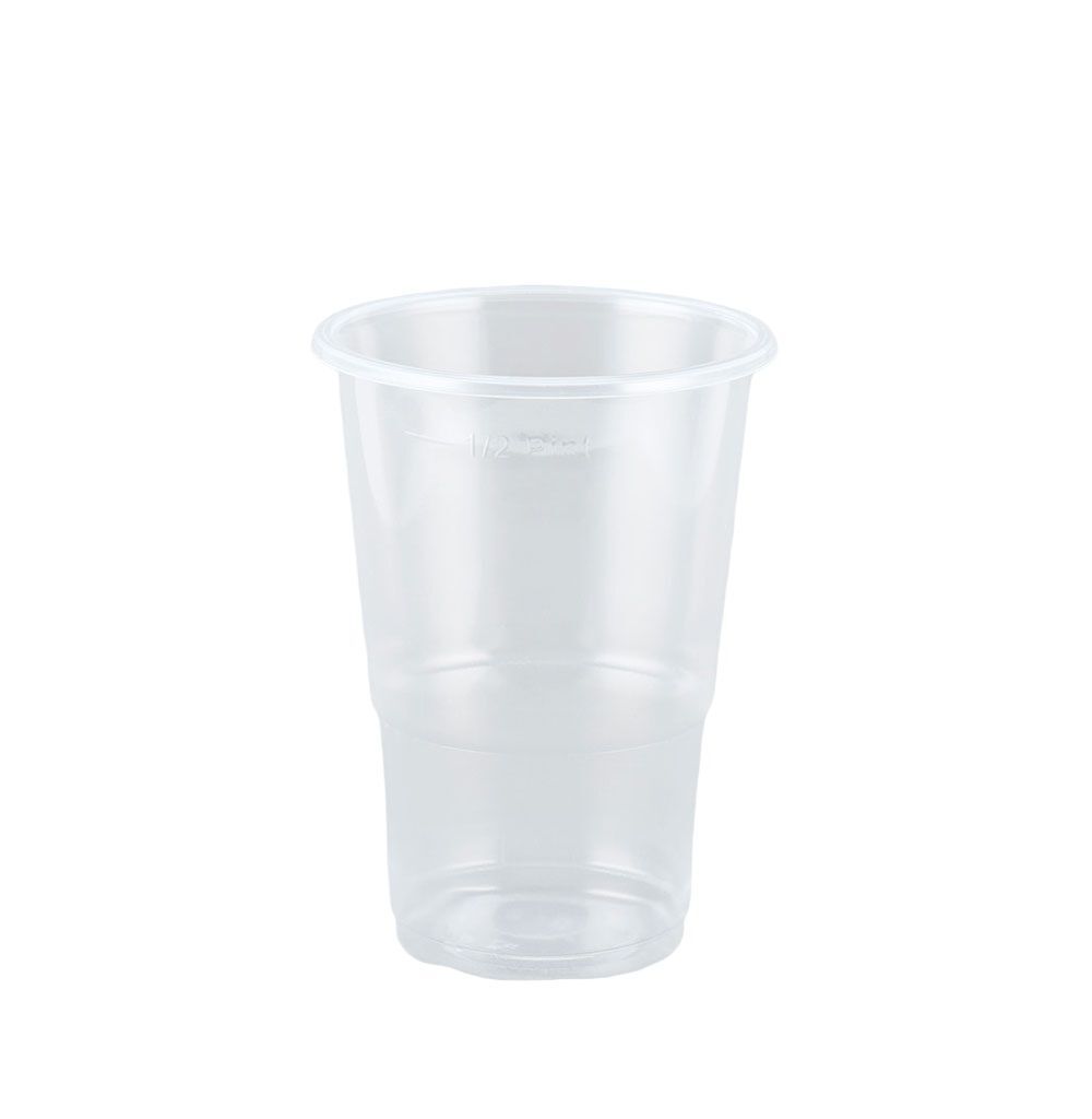 Half pint glass flexi PP to rim CE (25x50`s)