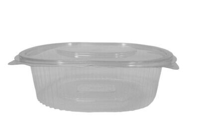 1000cc Oval hinged salad container (8x50)