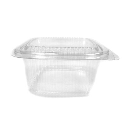 1000cc Square hinged salad container (9x50)