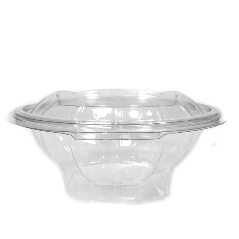 1000cc Round hinged salad container (4x50)
