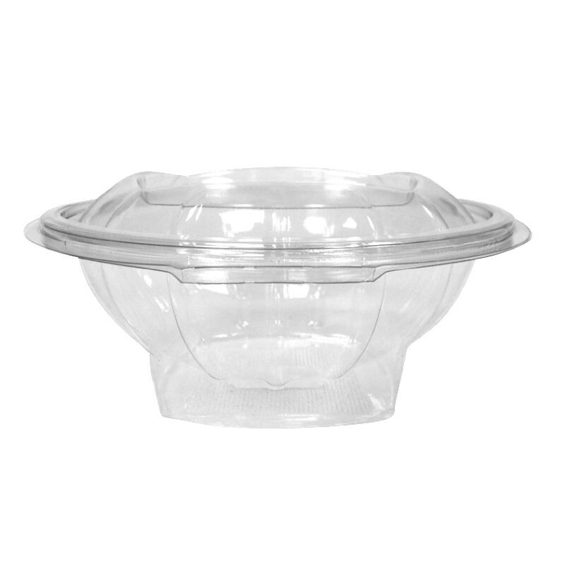 250cc Round hinged salad container (10x50)