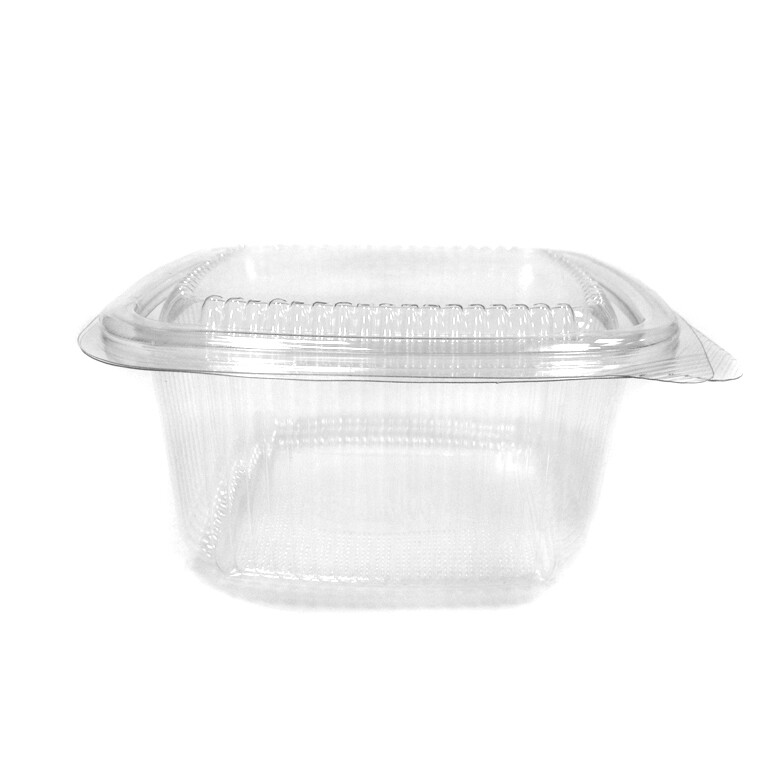 375cc Square hinged salad container (10x50)