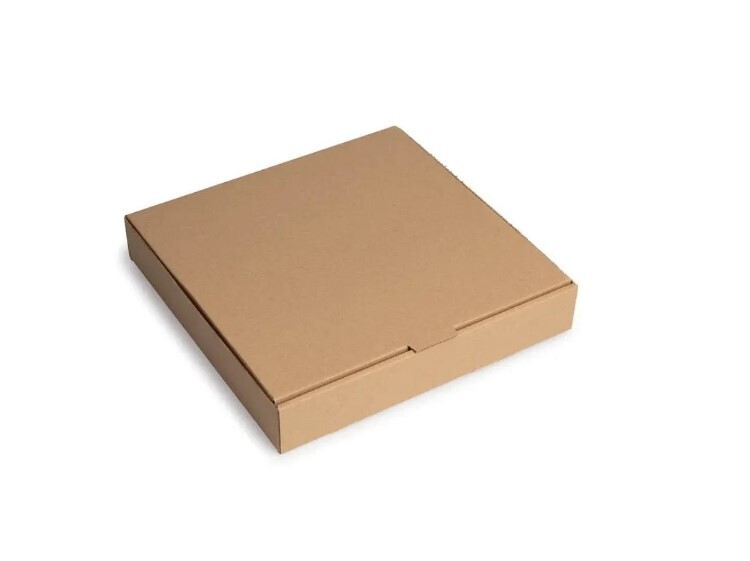 7" Kraft corrugated pizza box (100)