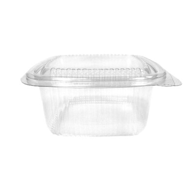 750cc Square hinged salad container (9x50)